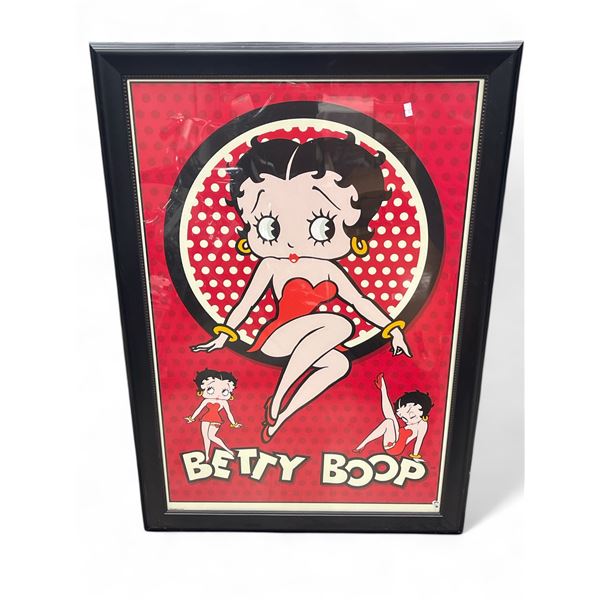 Framed Betty Boop Poster