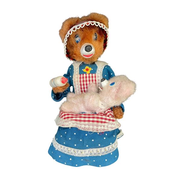 Vintage Battery Operated Mama Bear Toy