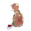 Image 2 : Vintage Battery Operated Tin Litho Mama Bear With Vacuum