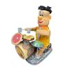Image 1 : Vintage Battery Operated Tin Litho Drumming Fred Flintstone