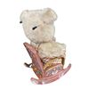 Image 2 : Vintage Tin Litho Battery Operated Drinking Rocking Chair Bear