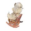 Image 3 : Vintage Tin Litho Battery Operated Drinking Rocking Chair Bear