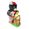 Image 2 : Vintage Tin Litho Battery Operated Sandwich Making Coffee Pouring Bear