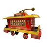 Image 2 : Vintage Battery Operated Tin Litho Broadway Trolley
