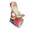 Image 2 : Vintage Tin Litho Battery Operated Drumming Santa Claus