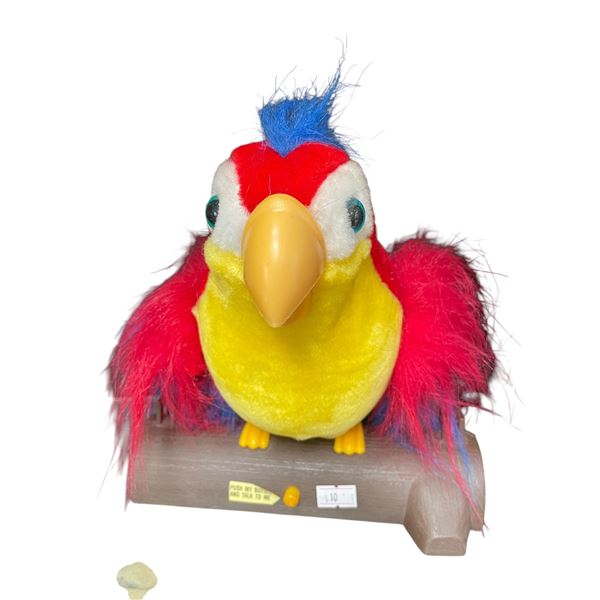 Vintage Battery Operated Talking Parrot