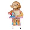 Image 1 : Vintage Tin Litho Battery Operated Baby Monkey In Highchair