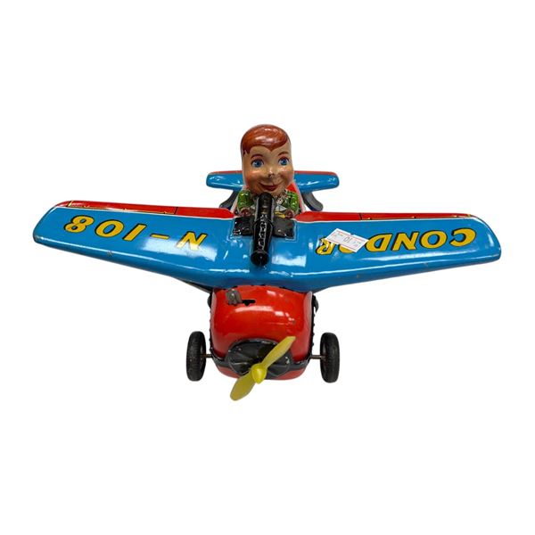 Vintage Tin Litho Battery Operated N-108 Condor
