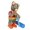 Image 1 : Vintage Tin Litho Battery Operated Hunting Bear With Shotgun