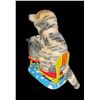 Image 3 : Vintage Tin Litho Battery Operated Cat With Fishbowl