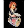 Image 2 : Vintage Tin Litho Battery Operated Drumming Arthur A-Go-Go