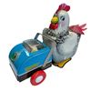 Image 1 : Vintage Tin Litho Battery Operated Clucking Hen Toy