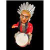 Image 1 : Vintage Tin Litho Battery Operated Drumming Chief