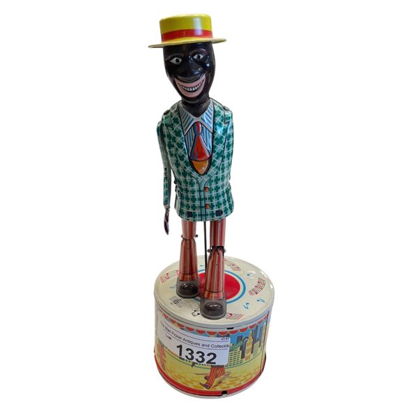 Vintage Tin Litho Battery Operated Jigger Toy