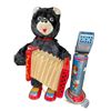 Image 1 : Vintage Tin Litho Battery Operated Accordion Bear