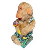 Image 2 : Vintage Battery Operated Tin Litho Banana Eating Juice Drinking Monkey