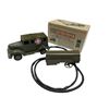 Image 3 : Vintage Battery Operated Motor Powered Steering Army Ambulance, In Original Box
