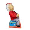 Image 2 : Vintage Battery Operated Tin Litho Cigar Smoking Man