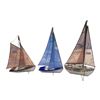 Image 1 : 3 Miniature Stained Glass Ships