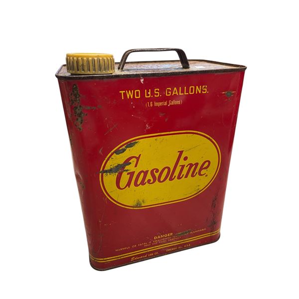 Vintage 2 Gallon Gasoline Can