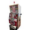 Image 2 : Vintage Double Cherry Slot Machine On Base, With Key