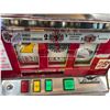 Image 6 : Vintage Double Cherry Slot Machine On Base, With Key
