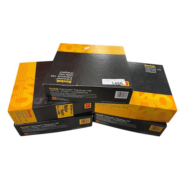5 Kodak Carousel Slide Trays, In Original Boxes