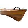 Image 2 : Large Wooden Canoe With Paddles