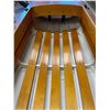 Image 7 : Large Wooden Canoe With Paddles