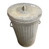 Image 1 : Vintage Metal Trash Can