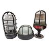 Image 1 : 3 Vintage Metal Encased Lights