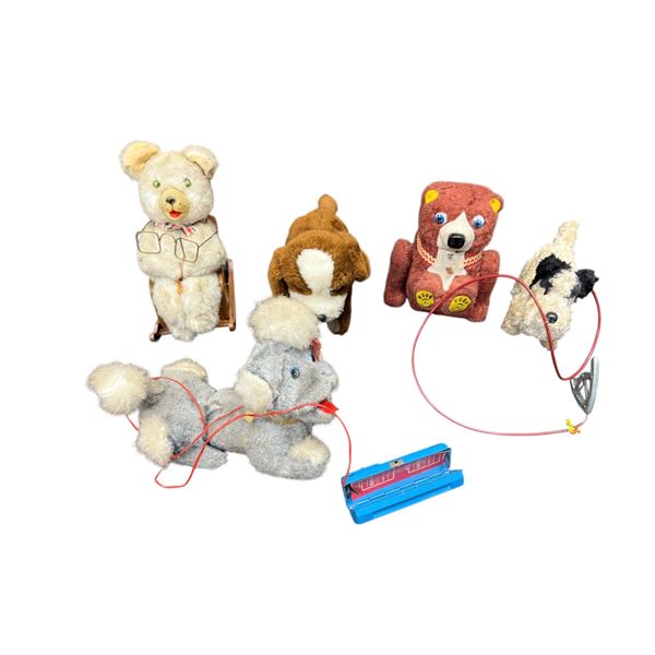 Assorted Vintage Battery Operated Toys, In Various Conditions