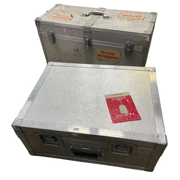 2 Vintage Metal Cases