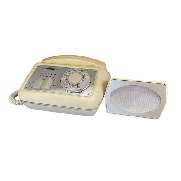 Vintage Rotary Telephone With Speaker