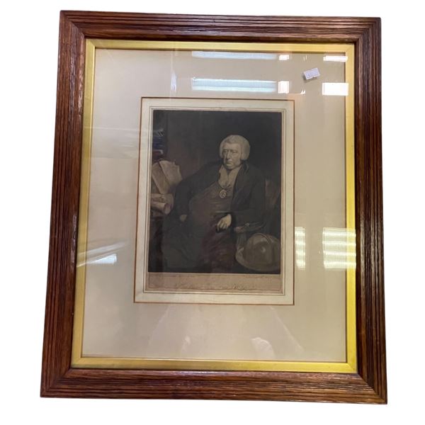 Framed Vintage Print Of William Vincent