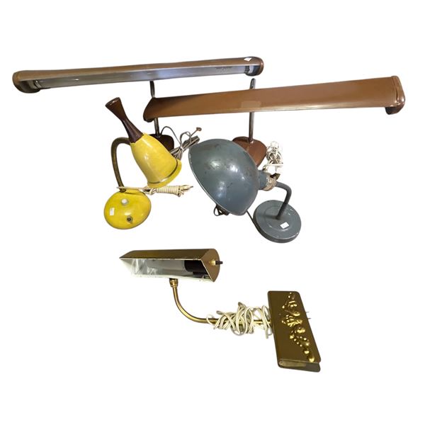 Assortment Of Vintage Desk Lamps