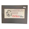 Image 1 : Paper Advertisement Sandsforized Radio! Ckwx 1130