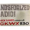 Image 3 : Paper Advertisement Sandsforized Radio! Ckwx 1130