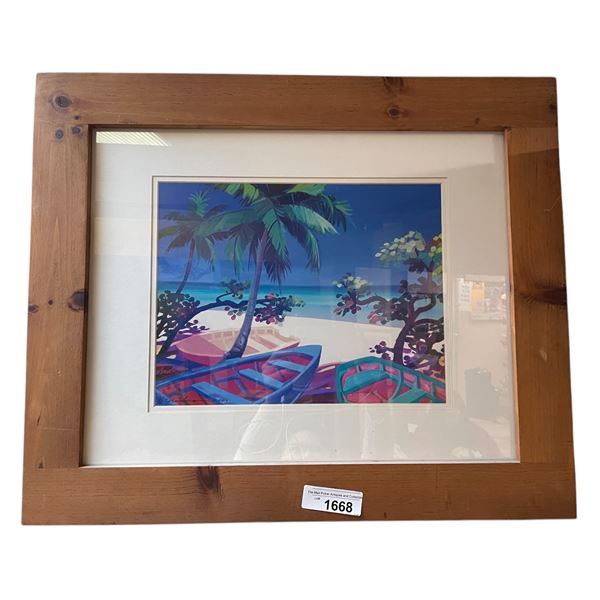 Framed Print Of Ocean Scene