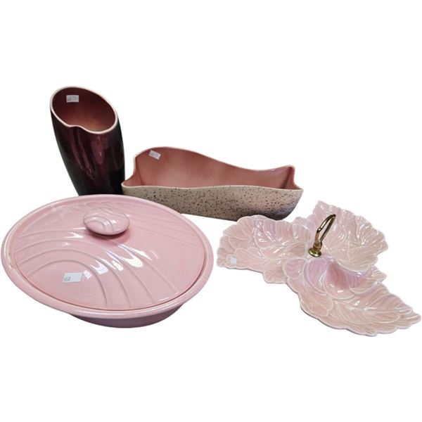 4 Pieces Of Mid Century Modern Dishware
