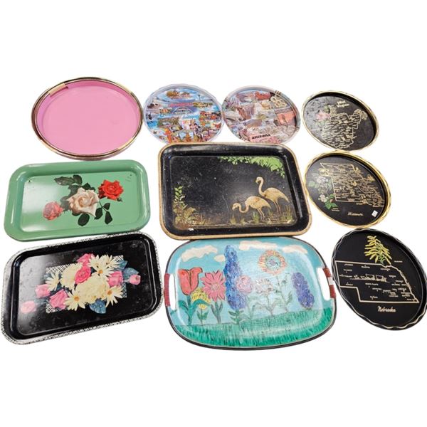 Assorted Vintage Trays