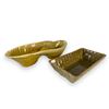 Image 2 : Pair Of Art Pottery Vases Bellacasa By Janz With 2 Pottery Dishes
