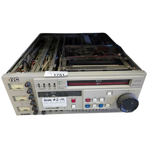 Vintage Jvc Vcr, Model Br-Sloll