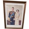 Image 1 : Framed Print " Corronation Portrait King George The 6Th And Queen Elizabeth"