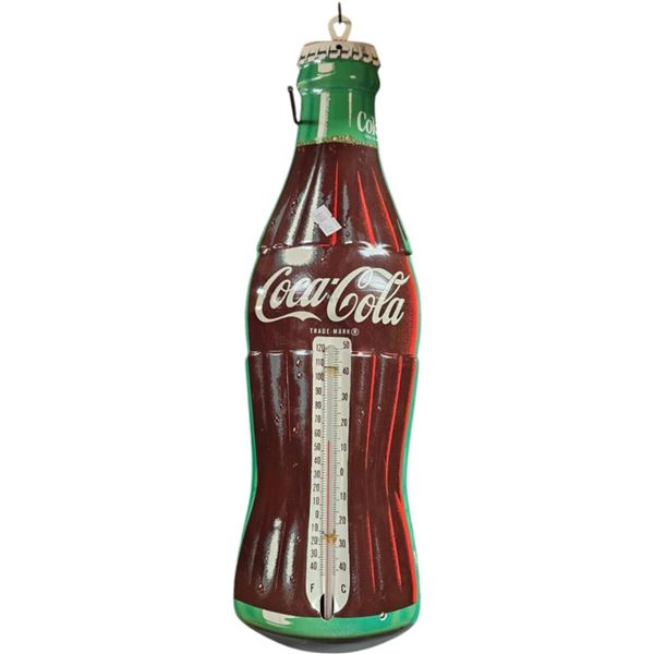 Vintage Tin Coca Cola Thermometer