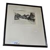 Image 1 : Framed Print "Old Village", Signed By Artist