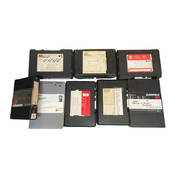 Box Full Of Assorted Interview Recordings