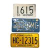 Image 1 : 3 Vintage License Plates: Vermont, Pennsylvania, New Jersey