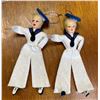 Image 1 : Pair Of Vintage Italian Sailor Dolls