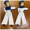 Image 2 : Pair Of Vintage Italian Sailor Dolls